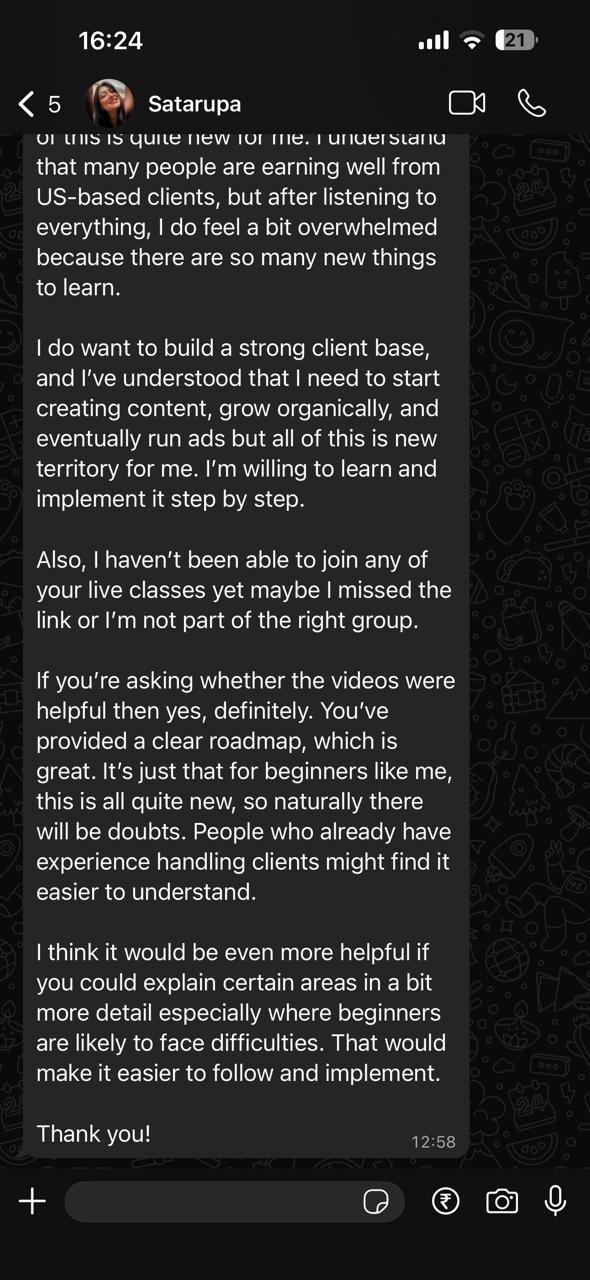Testimonial